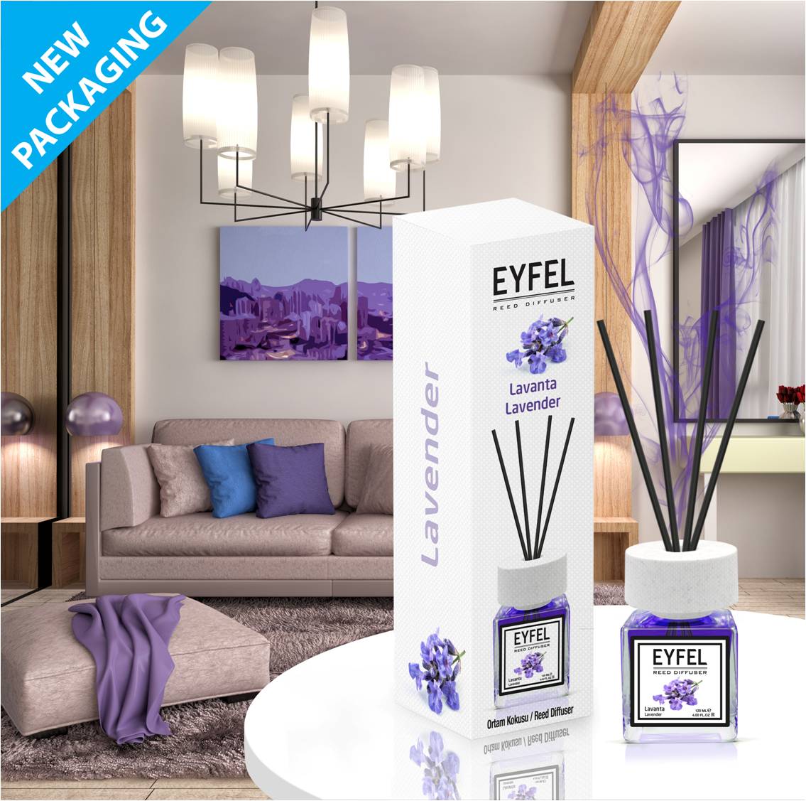 Odorizant camera Eyfel Lavender 120ml