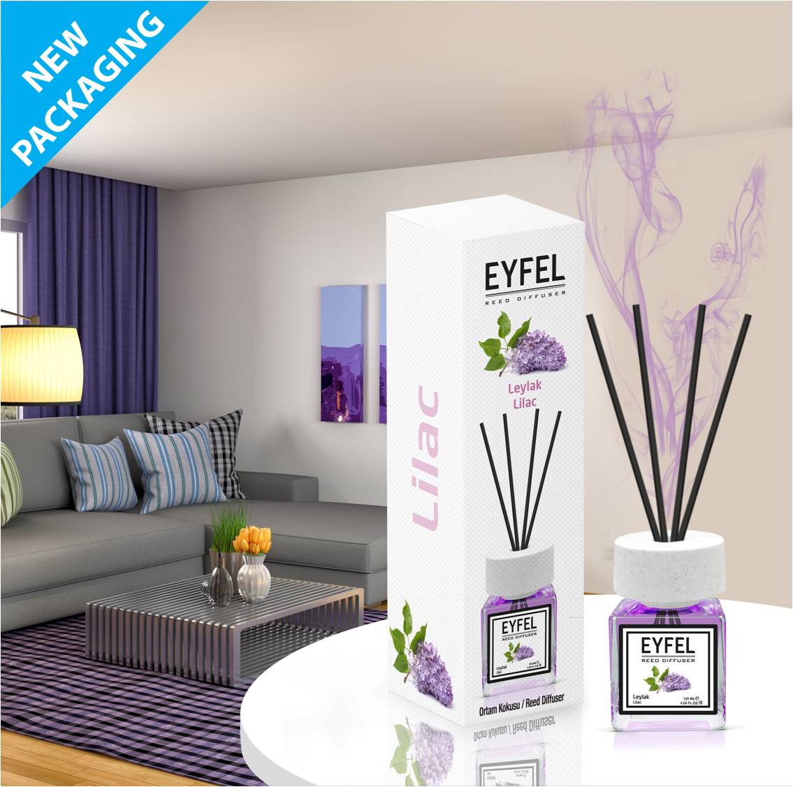 Odorizant camera Eyfel Lilac 120ml